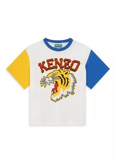 Kenzo Little Boy's & Boy's Graphic Logo Cotton T-Shirt