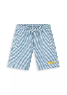 Kenzo Little Boy's & Boy's Striped Cotton-Blend Shorts