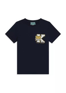 Kenzo Little Boy's & Boy's Varsity Jersey Crewneck T-Shirt