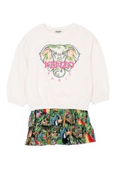 Kenzo Little Girl's & Girl's 2-Piece Dress & Sweatshirt Set