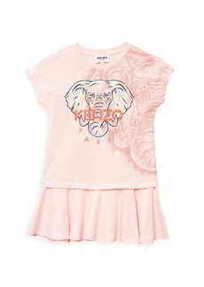 Kenzo Little Girl's & Girl's Elephant T-Shirt Dress