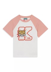 Kenzo Little Girl's & Girl's Logo Cotton T-Shirt