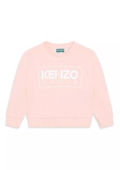 Kenzo Little Girl's & Girl's Logo Crewneck Sweatshirt