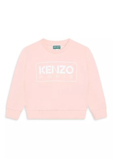 Kenzo Little Girl's & Girl's Logo Crewneck Sweatshirt