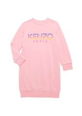 Kenzo Little Girl's & Girl's Logo Fleece Dress
