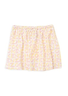 Kenzo Little Girl's & Girl's Monogram Print Skirt