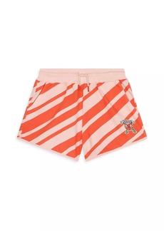 Kenzo Little Girl's & Girl's Striped Sweat Shorts