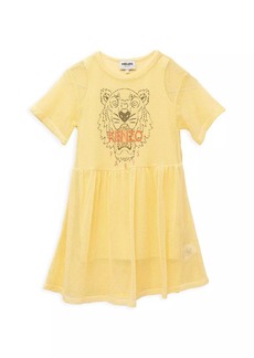 Kenzo Little Girl's & Girl's Tiger Mesh Dress