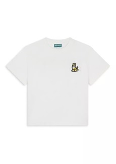 Kenzo Little Kid's & Kid's Tiger Embroidered T-Shirt