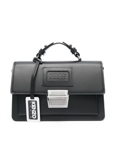 Kenzo logo-debossed leather tote bag