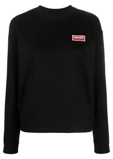 Kenzo logo-embroidered cotton sweatshirt