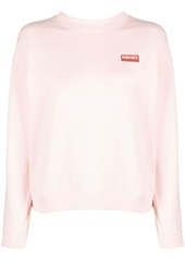 Kenzo logo-embroidered cotton sweatshirt