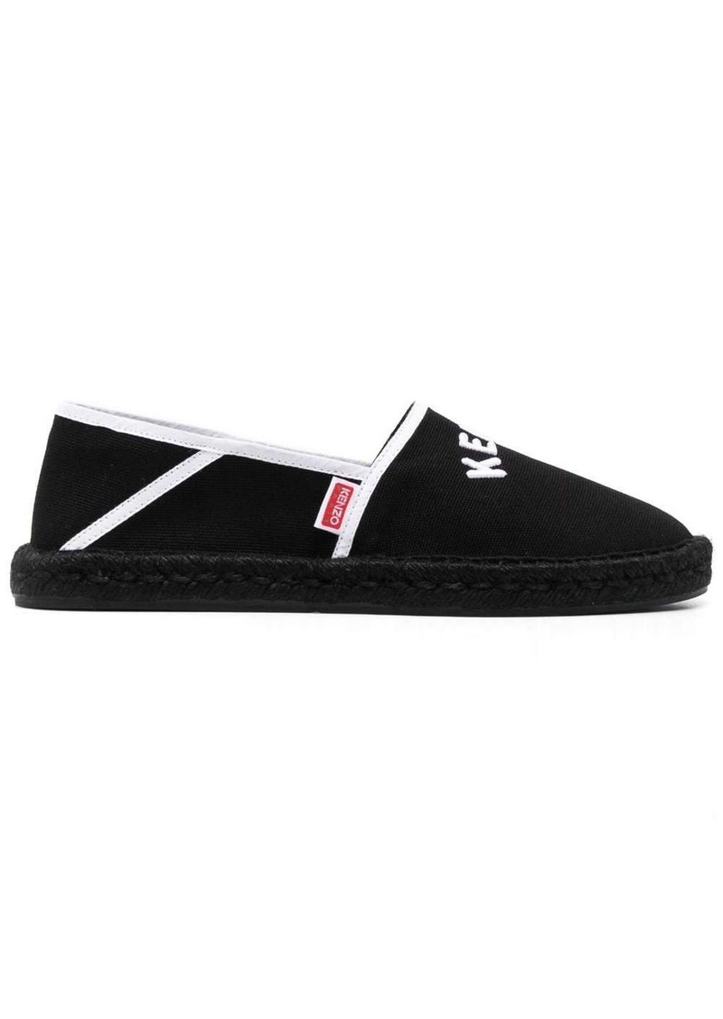 Kenzo logo-embroidered slip-on espadrilles