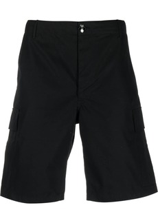 Kenzo logo-patch cotton Bermuda shorts