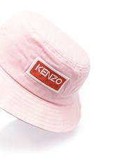 Kenzo logo-patch cotton bucket hat