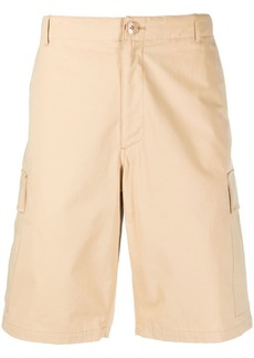 Kenzo logo-patch cotton cargo shorts