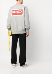 Kenzo logo-patch cotton sweatshirt