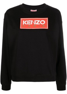 Kenzo logo patch crew-neck sweatshirt