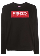 Kenzo logo patch crew-neck sweatshirt