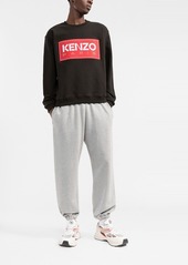 Kenzo logo-patch crew-neck sweatshirt