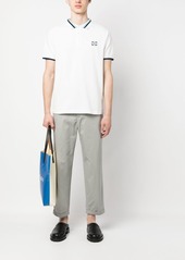 Kenzo logo-patch cropped chinos