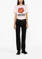 Kenzo logo-patch straight-leg jeans