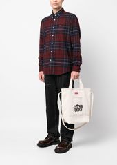 Kenzo logo-patch tote bag