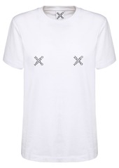 Kenzo Logo Print Cotton Jersey T-shirt