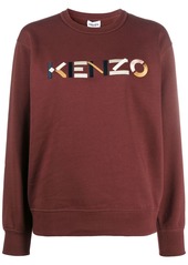 Kenzo logo print cotton sweatshirt