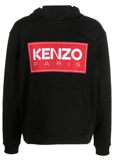 Kenzo logo-print detail hoodie