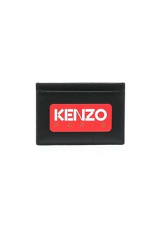 Kenzo logo-print leather cardholder