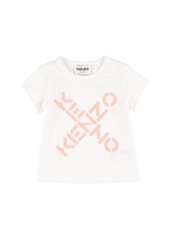 Kenzo Logo Print Organic Cotton T-shirt