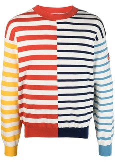 Kenzo logo-print striped sweatshirt