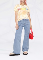 Kenzo logo-print tie-dye T-shirt