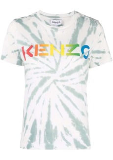 Kenzo logo-print tie-dye T-shirt