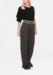 Kenzo logo-print wide leg track pants