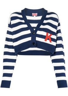 Kenzo Nautical Stripes cropped cardigan