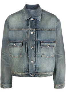 Kenzo panelled button-fastening denim jacket