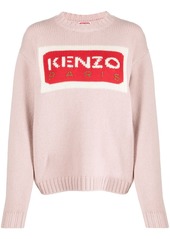 Kenzo Paris logo-intarsia jumper