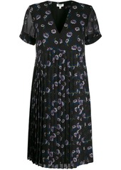 Kenzo Passion Flower pleated dress