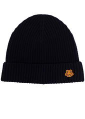 Kenzo patch-embellished ribbed-knit beanie