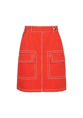 Kenzo Patch Pocket A-Line Skirt