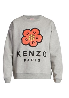 Kenzo Poppy Graphic Crewneck Sweatshirt