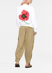Kenzo Poppy-print cotton sweatshirt