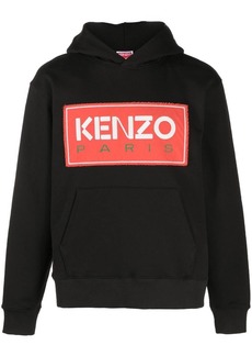 Kenzo logo-patch hoodie