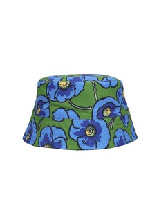 Kenzo Reversible Flower Print Nylon Bucket Hat
