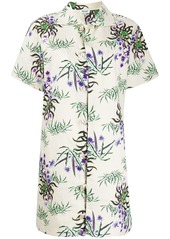 Kenzo Sea Lily print buttoned dress