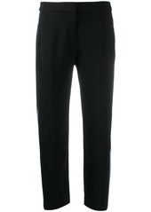 Kenzo side-striped cropped trousers