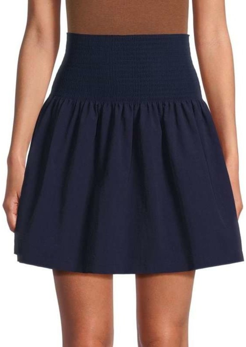 Kenzo Solid A-line Mini Skirt