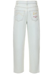 Kenzo Stone Bleached Cotton Denim Jeans